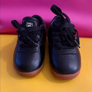 Fila Black Kids Shoes